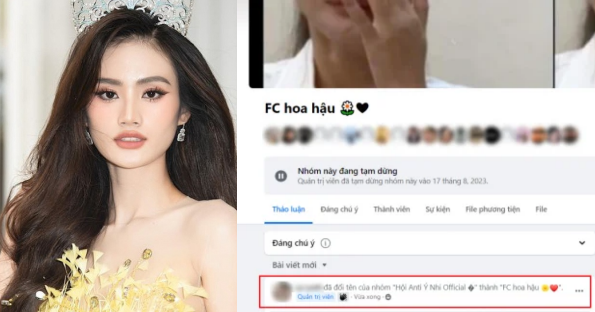 Bất ngờ nhóm anti-fan Ý Nhi với 650k thành viên bất ngờ “quay xe” đổi tên thành “FC Hoa hậu”