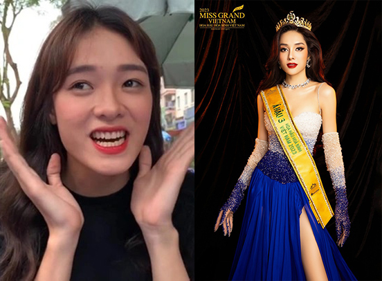 Bất ngờ nhan sắc trước khi “đập đi xây lại” của Á hậu Miss Grand VietNam 2023