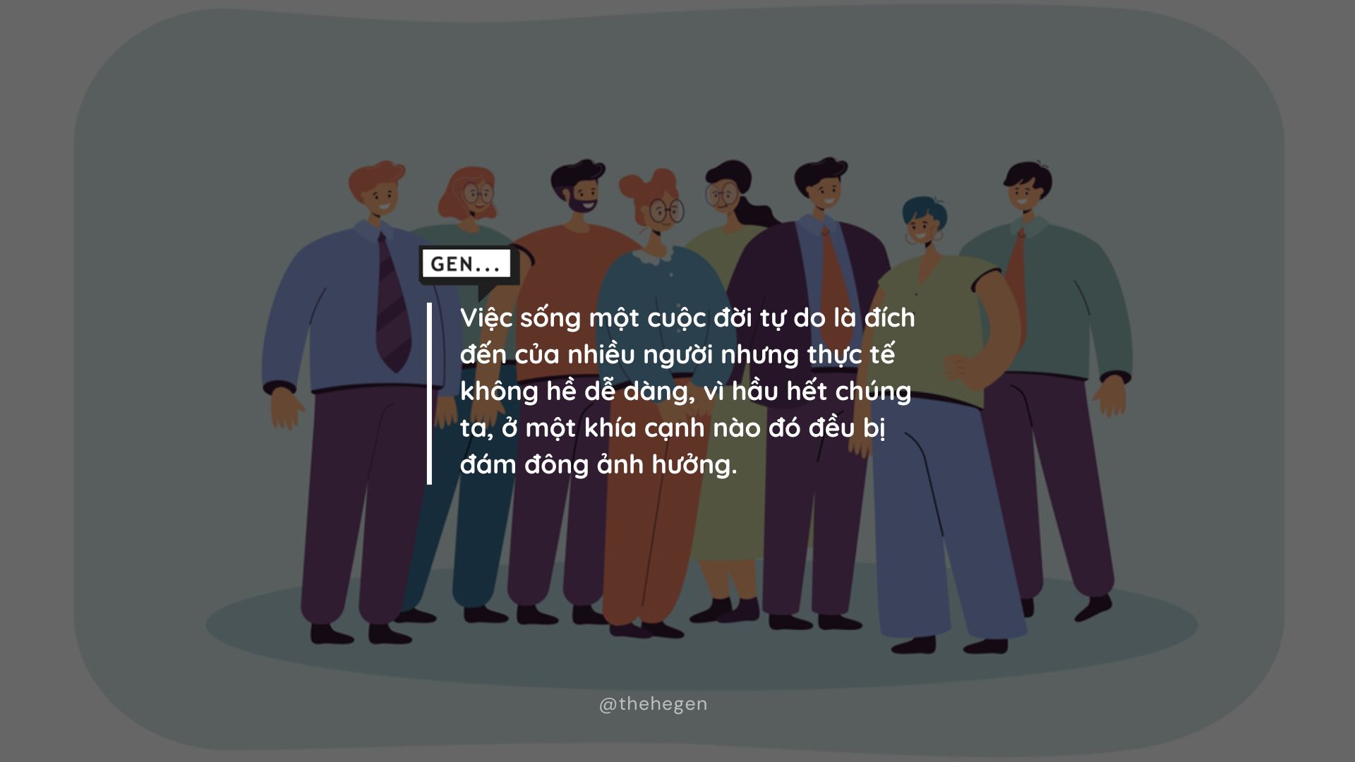 Định kiến đám đông và sự áp đặt của họ ảnh hưởng lên bạn